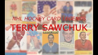 NHL Hockey Card Legends Terry Sawchuk [upl. by Ruel]