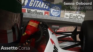 Assetto Corsa Senna Onboard Monaco 1988 [upl. by Lamej]