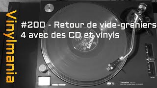 200 Retour de videgreniers 4 avec des CD et vinyls [upl. by Ynnoj996]