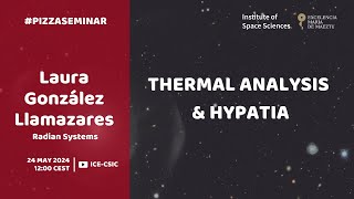 Laura González Llamazares  Thermal analysis amp Hypatia [upl. by Atenaz]