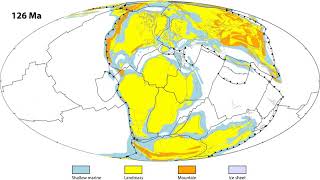 Global paleogeographic maps [upl. by Hollah]