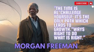 Unlock Your Growth Potential  Morgan Freemans Inspiring Message [upl. by Ermine145]