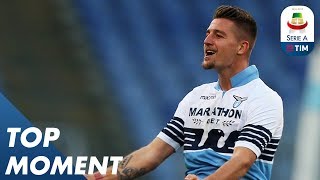 Fierce MilinkovicSavic Strike Earns a Point  Lazio 11 Torino  Top Moment  Serie A [upl. by Balling]