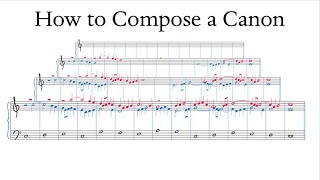 How to Compose a Canon  Imitative Counterpoint 1 [upl. by Enyad]