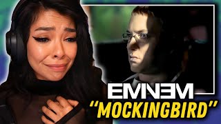 FIRST TIME HEARING Eminem  quotMockingbirdquot  REACTION [upl. by Retsbew]