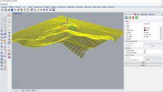 14  Rhino  Using Patch to Map a Terrain With a Point Cloud [upl. by Arhoz]