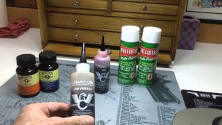 1911 Cleaners amp Lubricants [upl. by Ecirahc]