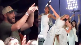 Travis Kelce Obsessing Over Taylor Swift at the Eras Tour London for 6 Minutes straight [upl. by Ade]