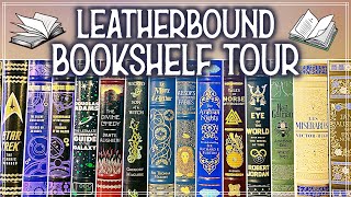 LEATHERBOUND BOOKSHELF TOUR 2021  Easton Press Barnes amp Noble Collectible Editions etc [upl. by Assilam]