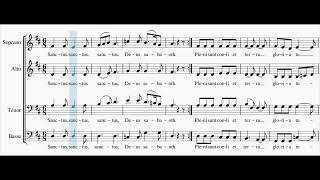 Sanctus  Messe de saint Boniface Soprano [upl. by Lavella]