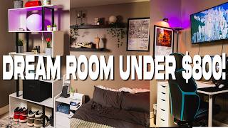 How I Transformed My Brothers Dream Room  Amazon amp Ikea Finds [upl. by Weinstock]