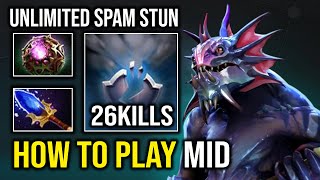 How to Play Mid Slardar with Octarine Aghs Stun Spam 1v5 Run At Everyone on the Map Dota 2 [upl. by Lyret]