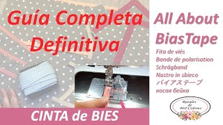 guía completa cinta de bies o sesgo hacerla coser Esquinas Picos Curvas Acabados Academia Costura [upl. by Casilde670]