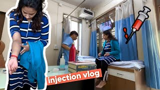 Injection Vlog New 2024 😭  injection got failed  Hospital emergency 💉 [upl. by Reffinnej286]