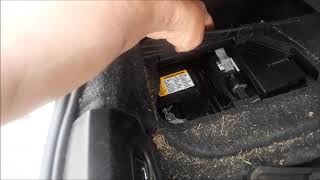 Cadillac ATS Battery Location amp How to Jump Start [upl. by Lein]