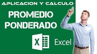 📱 Como calcular el PROMEDIO PONDERADO en EXCEL ✔️ PASO A PASO [upl. by Eiramanna]