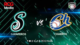 Segundo juego Saraperos de Saltillo VS Charros  19 de junio 2024 [upl. by Einattirb]