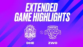 Den Helder Suns vs Landstede Hammers Extended Highlights [upl. by Farl87]