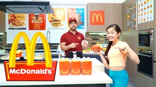 We Opened our own McDONALDS at HOME  Kaycee amp Rachel [upl. by Ranee828]