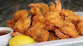 Quick and Easy Butterfly Shrimp Recipe  How To Make Crispy Fried Shrimp [upl. by Baelbeer]