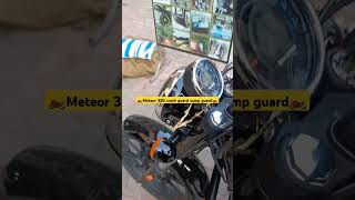 Meteor 350 crash guard sump guard meter screen guard availableroyalbikebhalubasajamshedpurshorts [upl. by Nelyag]