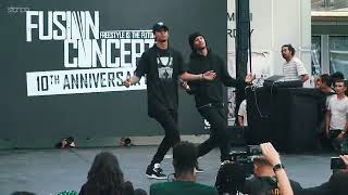 Les Twins  stance  Showcase at FUSION CONCEPT 2019 OfficialLesTwins 👑🔥 [upl. by Carman79]