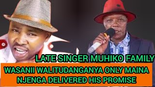 THEY LIED TO US LATE SINGER MUHIKO NEBSTER FAMILY TO ARTIST WHO PROMISED TO HELP THEM BUT FAILED [upl. by Nnylav]