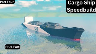 Plane Crazy LNGCargo Ship Speedbuild [upl. by Ydaf]