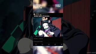 Nezukos action seen demonslayer tanjiro nezuko shorts fyp anime oruchimaru animeedit [upl. by Llednohs]