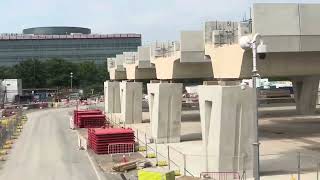 Pulling out of Birmingham Newstreet July 24 Curzon Street HS2 terminus works update [upl. by Florio296]