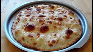 FOCACCIA ALLO STRACCHINO TIPO RECCO  senza lievito  CROCCANTE CON INTERNO CREMOSO  RICETTA VELOCE [upl. by Aniz]