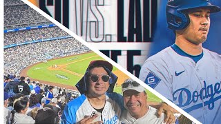 Game 5 nlcs Dodger vs Padres live  the stadium dodgers mlb padres playoffs [upl. by Langston]