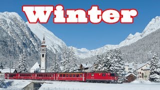 Зима в Швейцарии Winter in Switzerland [upl. by Itch]