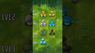 PVZ Fusion All Level Plants PuffShroom pvz pvzfusion plantsvszombies shorts [upl. by Leonora]