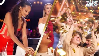 ALESHA IN TEARS Chickensheds Golden Buzzer Performance Stuns the Judges  Americas Got Talent [upl. by Norry107]