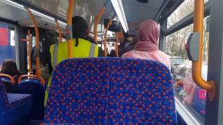 Journey on London Bus Route 205  12406 YY66PHK [upl. by Dorfman]