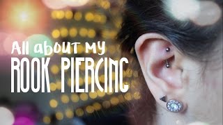 Rook Piercing FAQs My Experience Pain Aftercare etc [upl. by Eninaej]