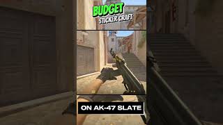 AK47 SLATE BUDGET STICKER CRAFT  CS2 [upl. by Demona]