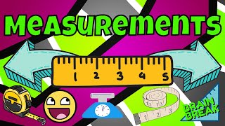 MEASUREMENTS BRAIN BREAK EXERCISE FOR KIDS KINDERGARTEN ACTIVITY MATH GAME FOR KIDS PRE K  1ST [upl. by Axela132]