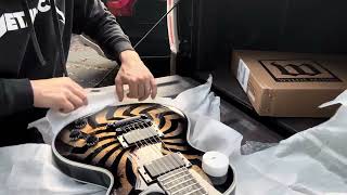 Wylde Audio Odin Grail in Black Buzzsaw Charcoal Burst unboxing [upl. by Ariel]