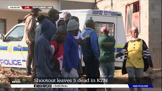 Durban Shootout  Shootout leaves 5 dead in Cato Crest [upl. by Anomer]