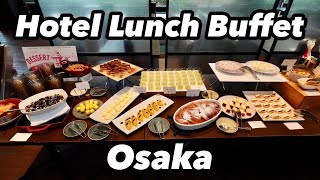 An improved hotel lunch buffet at Hotel Vischio Osaka in Japan [upl. by Anirbes]