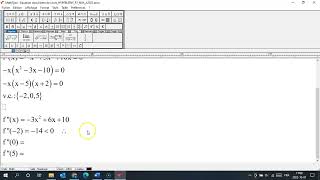Extremums relatifs dune fonction définie sur les réels  exemple [upl. by Samalla]