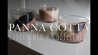 Panna Cotta Cioccolato e Caffellatte  CasaSuperStar [upl. by Gemina]