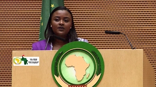 FRANCINE MUYUMBA PRUPJ AU 28e SOMMET DE LUNION AFRICAINEampFORUM ECOSOC [upl. by Jaunita]