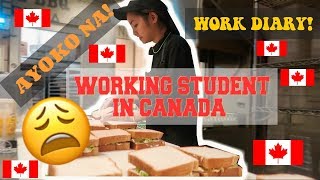 How Im Earning as an International Student in Canada Work Diary  Glaire Cartago [upl. by Meesak413]