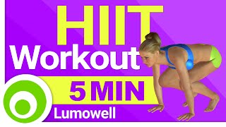 5 Minute HIIT Workout [upl. by Arries520]