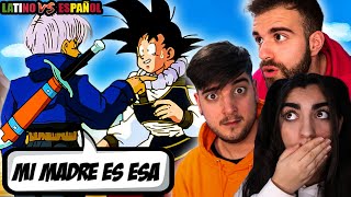 ESPAÑOLES REACCIONAN A DRAGON BALL DOBLAJE LATINO ⚡TRUNKS LE DICE A GOKU QUIENES SON SUS PADRES⚡ [upl. by Adnaval]