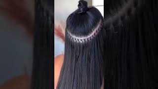 Loop 1 Jet Black Hair Extensions haircolorist hairychest hairtrends hairenvy [upl. by Breger]