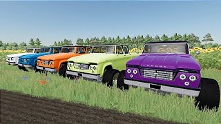 Transporting 1967 Dodge Power Wagon 4x4 to Garage in Farming Simulator 22  Part 1 [upl. by Coretta]